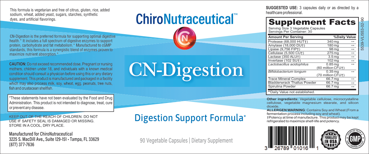 CN Digestion - Comprehensive Proteolytic Digestive Enzyme Formulation