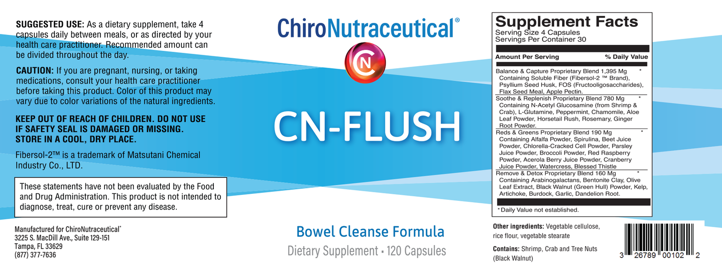 CN Flush - Bowel Detox & Motility Formulation