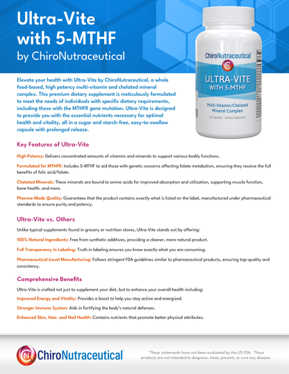 UltraVite - Prolonged Release Multivitamin & Chelated Mineral Complex