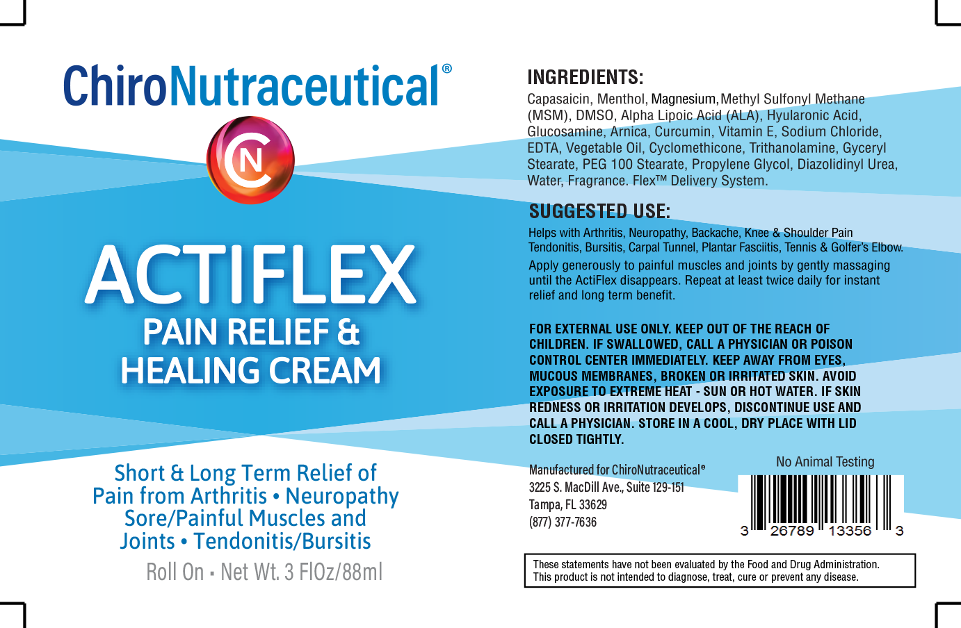 ActiFlex Transdermal Pain & Inflammation Relief - Roll On