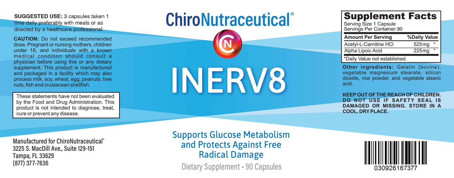 Inver8 - Diabetes & Blood Sugar Support + Nerve Symptom Relief