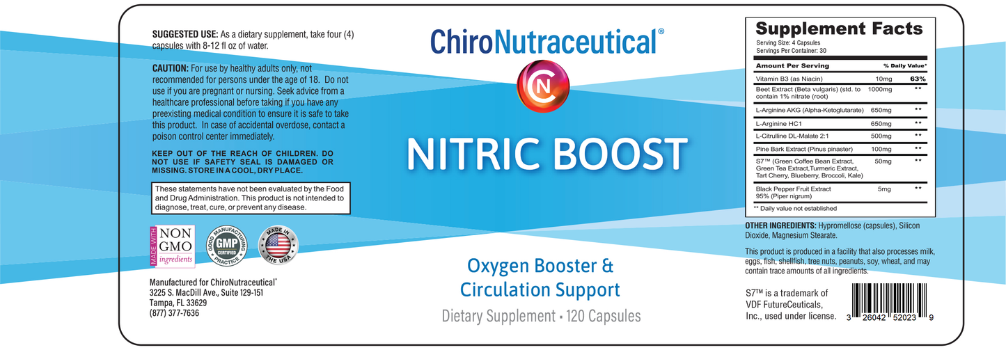 Nitric Boost - Blood Flow & Healing Support